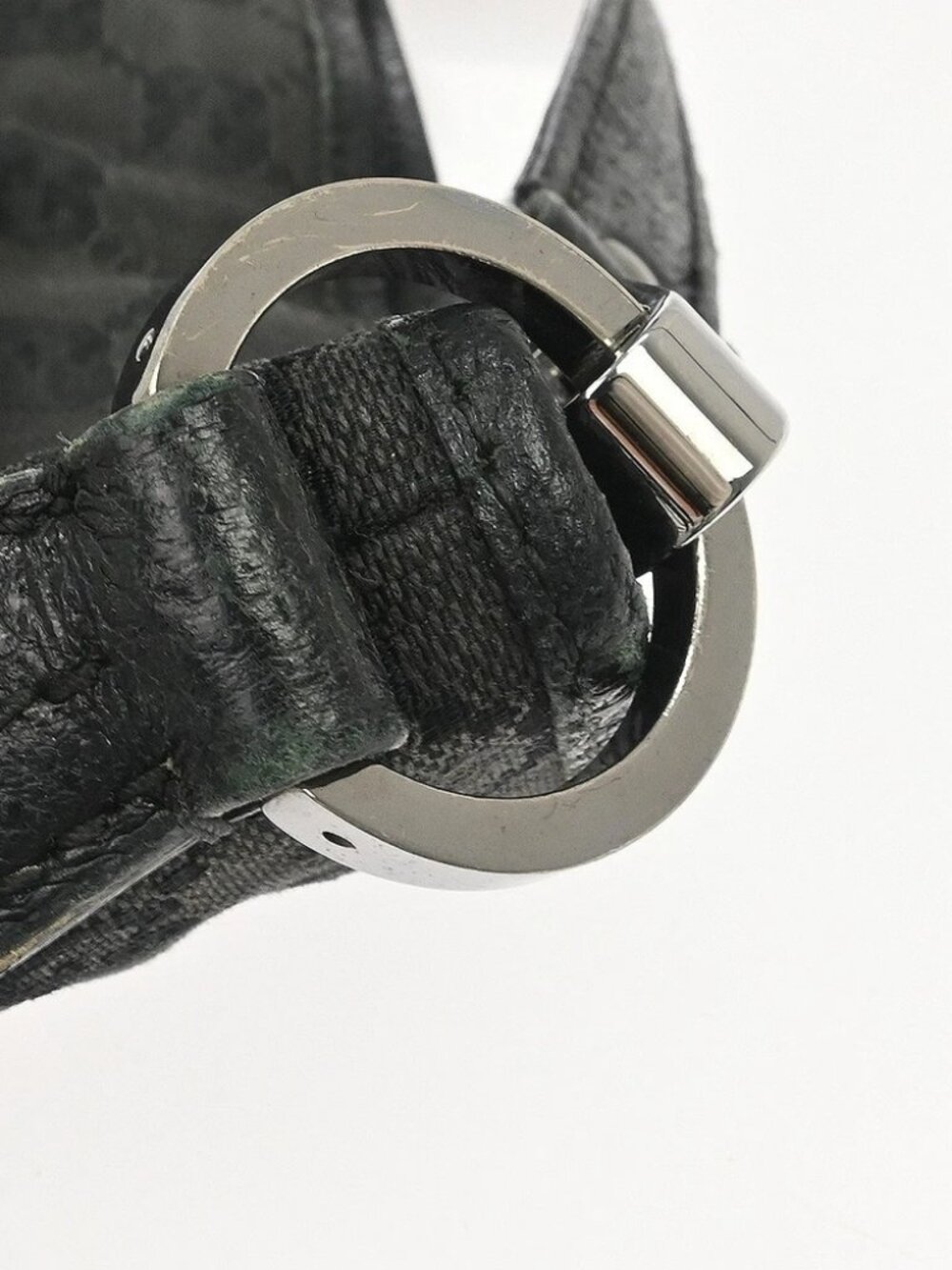 Gucci Black Canvas GG Shoulder bag - Picture 9 of 14